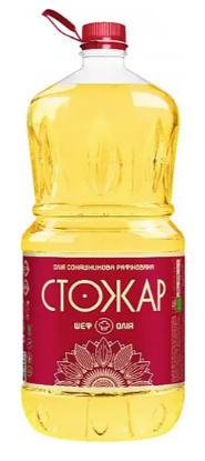 Олія соняшникова СтоЖар рафінована 3 л